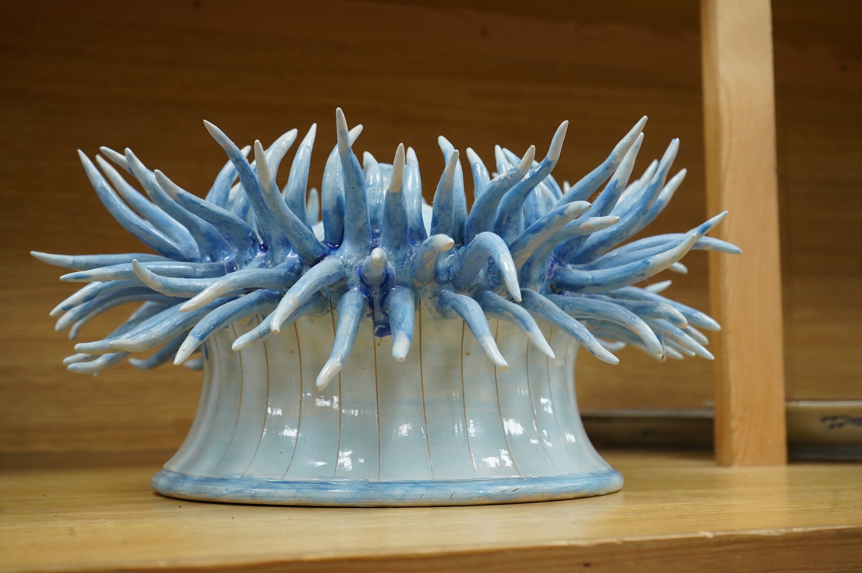 Frances Doherty, a Long Tentacle Anemone ceramic sculpture, 38cm in diameter